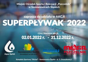 Plakat zapraszający do udziału w Akcji Superpływak 2022., autor: Wiesław Stręk